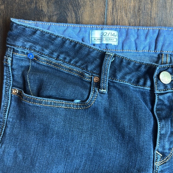 Gap Always Skinny Jeans Size 31/14r (G6) - Picture 2 of 7